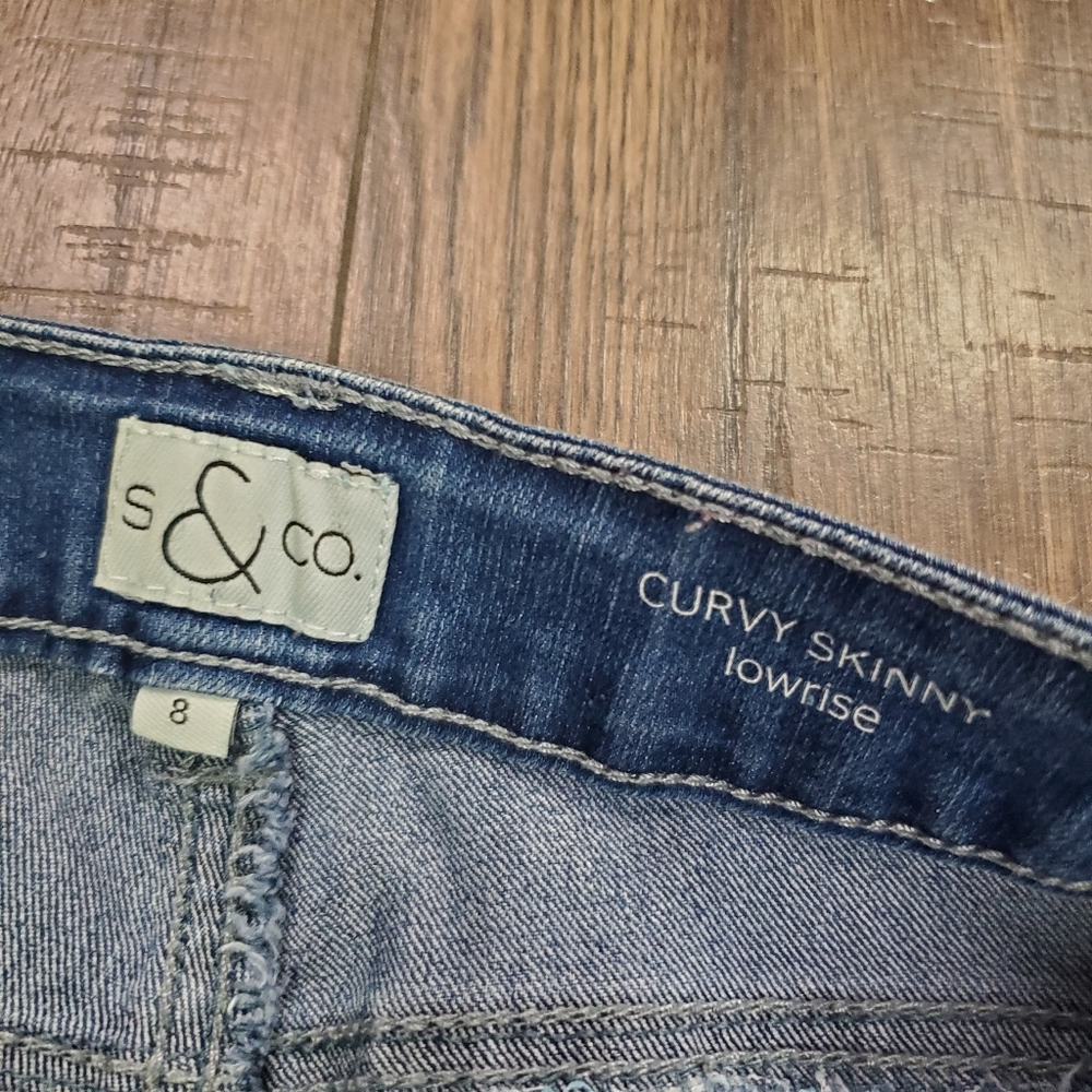 S & Co Skinny Curvy Stretchy Ankle Jeans - Picture 5 of 5